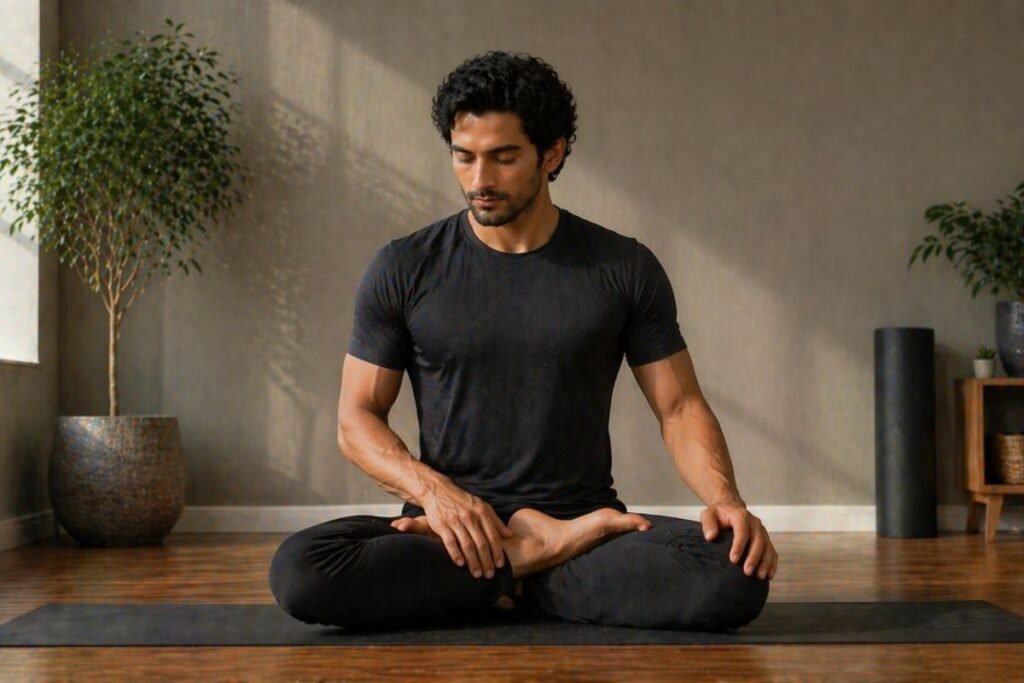 Half Lotus Placement