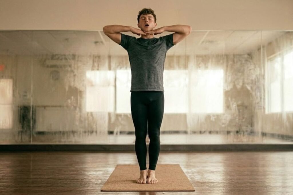Standing Deep Breathing Pose