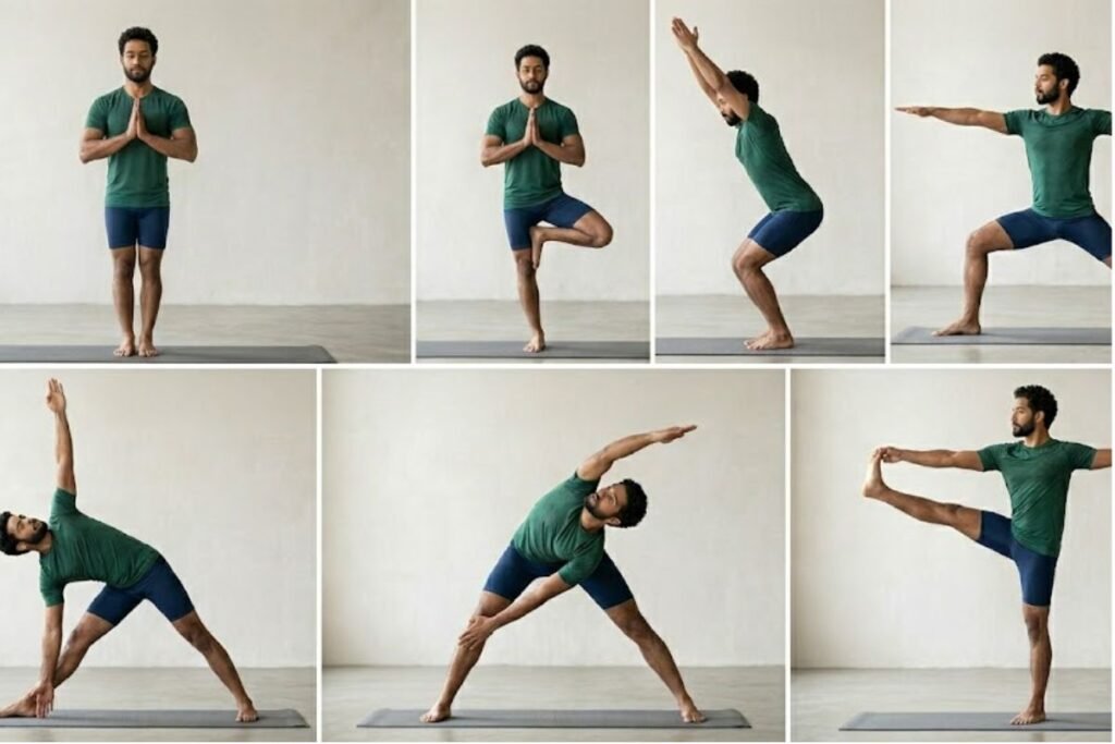 Variations of Yoga Standing Poses for All Levels
