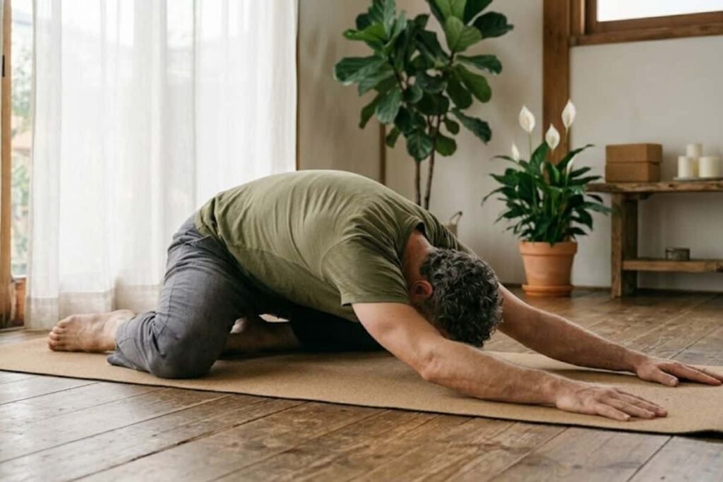 Wide-Legged Child’s Pose