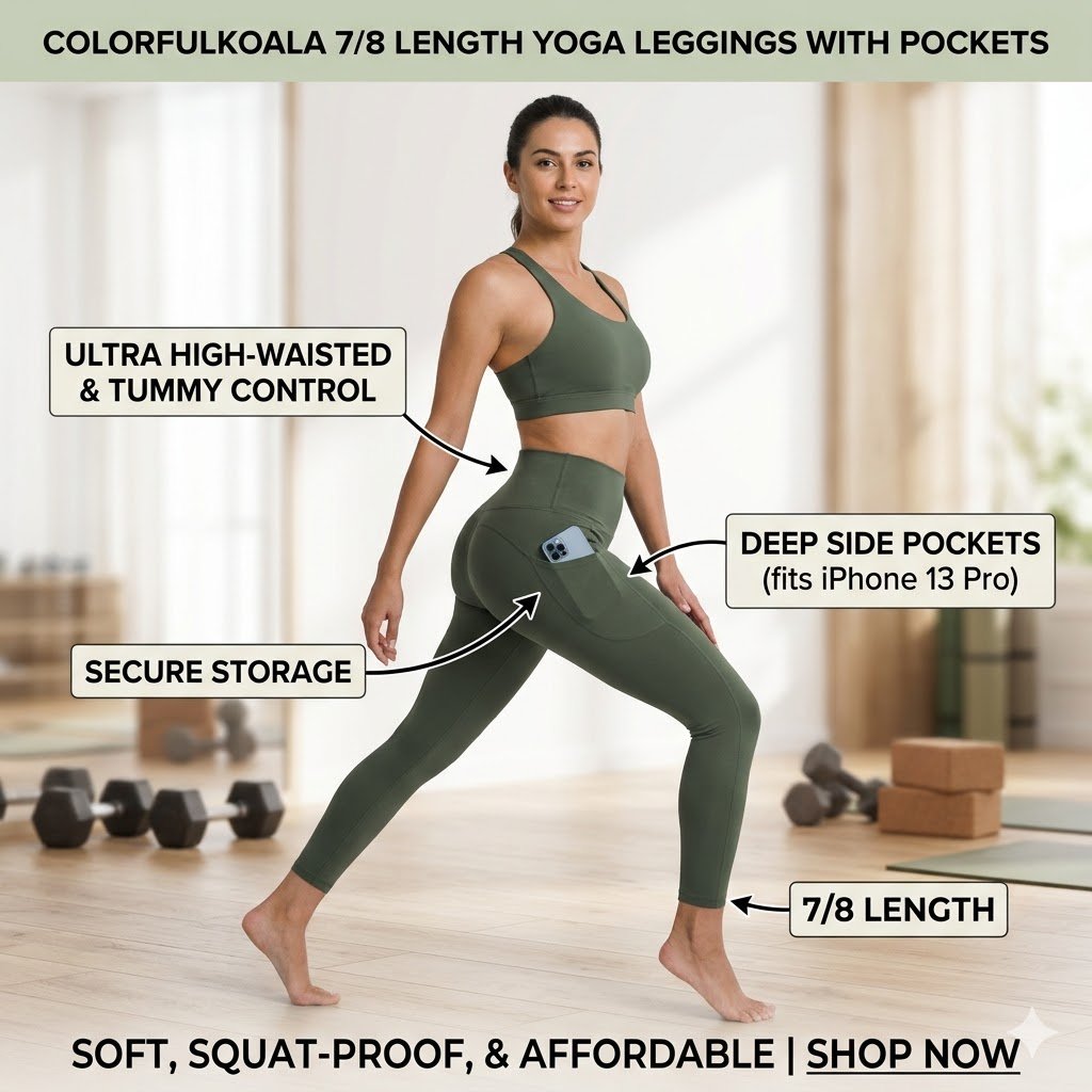 Colorfulkoala High Waisted Yoga Pants