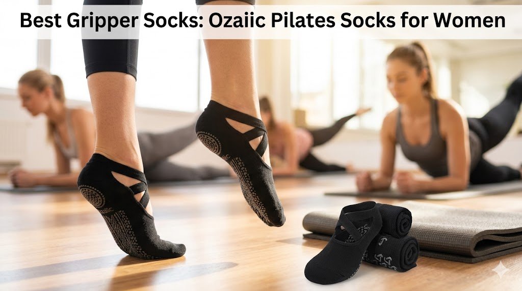Ozaiic Non-Slip Yoga Socks