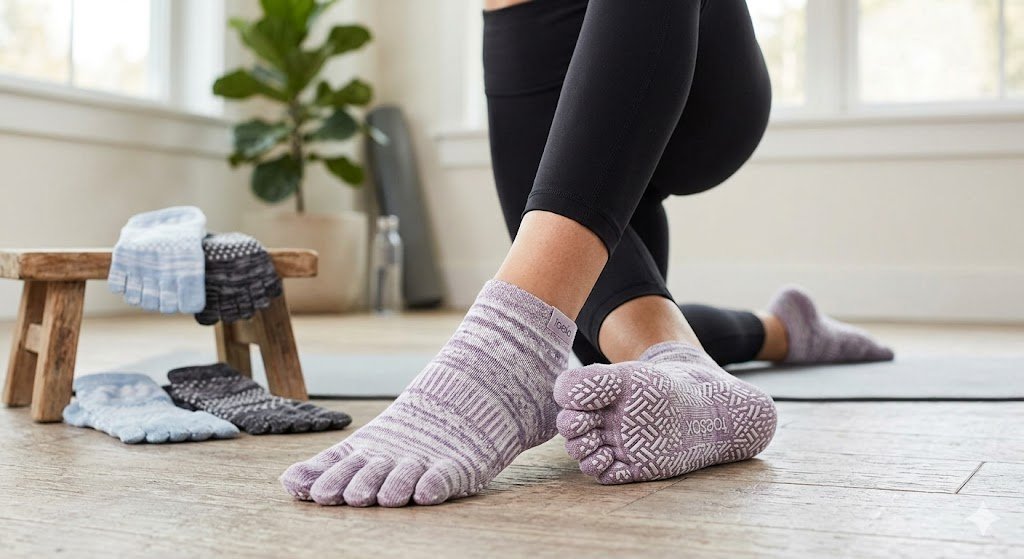 ToeSox Full Toe Grip Socks