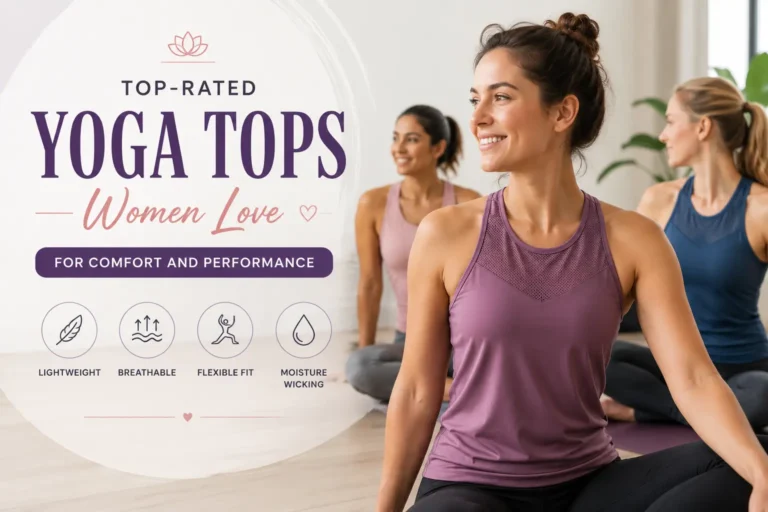 Top-Rated Yoga Tops Women Love for Comfort and Performance Top-Rated Yoga Tops Women Love for Comfort and Performance generate custom blog hero image